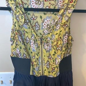 Summer dress with zip detail